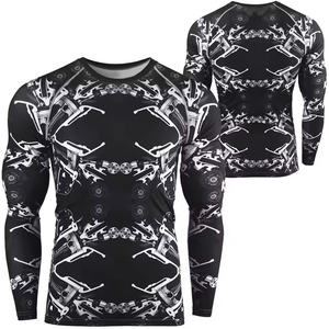 T-shirt de sport respirant et extensible à manches longues pour homme, idéal pour le surf et l'entraînement en salle de sport – Fabricant OEM - Product Image 4