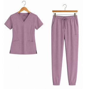 Ensemble de blouses médicales confortables pour femmes, tricotées, personnalisables, vêtements de travail médicaux, uniforme de soins de santé, tenue pour le personnel hospitalier, vente en gros - Product Image 1