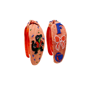 Serre-tête de luxe fait main avec sequins et perles, idéal pour les matchs, design élégant pour le stade, personnalisable, dernière collection tendance - Product Image 5