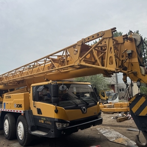 Grúa sobre Camión Usada XCMG QY50KA de 50 Toneladas en Venta, Pluma Telescópica de 43m, Brazo Auxiliar de 16m, Motor Sinotruk, Grúa Móvil de Segunda Mano - Product Image 1