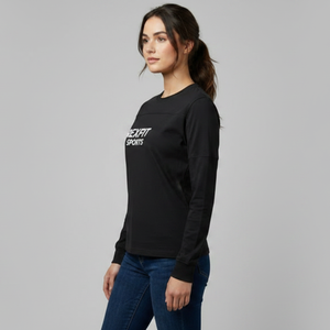 Camisetas de Manga Larga para Mujer, 100% Algodón de Alta Calidad, Producto Premium, Nuevo Estilo, Color Sólido, Venta al Por Mayor - Product Image 6