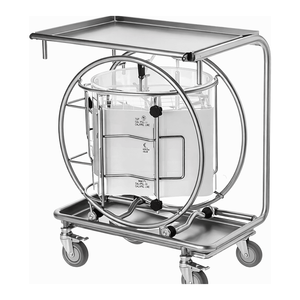 Carrito de Acero Inoxidable para Cuarto Limpio con Bandeja para Cultivo en Módulo de 100 Capas - Product Image 1