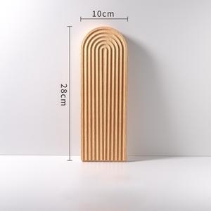 Plateau de service en bois naturel extra large, plateau de présentation en bois massif, fabriqué avec des matériaux de haute qualité - Product Image 5