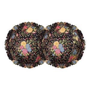 Funda de Cojín Redonda Multicolor Negra Elegante de Alta Calidad para Decoración del Hogar, Uso en Sala de Estar, Disponible a Precio de Fábrica - Product Image 4