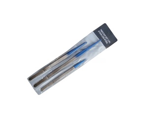 Ensemble de 3 pinces à perles en acier inoxydable de 160 mm avec embout en caoutchouc irrégulier, outils de fabrication de bijoux pour une manipulation précise - Product Image 1