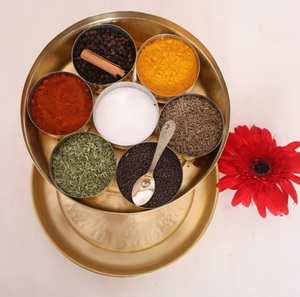 Traditional Brass Spice <b>Box</b> Eco-Friendly Masala <b>Box</b> Brass Spice <b>Box</b> Affordable Price - Product Image 2