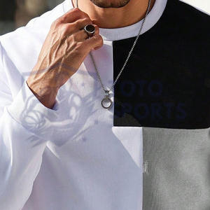 Sudadera Ligera de Manga Larga para Hombre, Cuello Redondo, Corte Regular, Nuevo Diseño, Forro Polar Cálido para Exteriores - Product Image 5