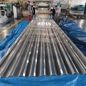 Corrugated Solid Polycarbonate Sheet UV Resistant Wave Profile High Impact Strength Weatherproof for Roofing Canopy - Product Image 2