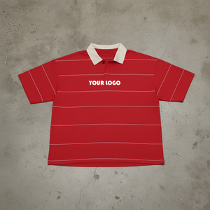 COME OUT - Camiseta de Rugby Personalizada de Estilo Urbano, Tejida en Algodón, Corte Cuadrado, Bordada, para Hombre, Tallas Grandes - Product Image 2