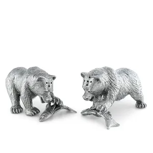 Premium Handmade <b>Silver</b>-Plated Full 3D Casting Iron Sculpture Modern Accent Sophisticated Home Interior Decor Worldwide Creative - Product Image 3
