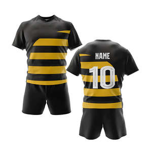 Uniformes de Rugby Personalizados con Sublimación, Conjuntos Transpirables de Tallas Grandes, Ropa Deportiva de Secado Rápido que Absorbe la Humedad - Product Image 5
