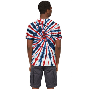 Productos Nuevos y Populares 2026, Ropa Urbana Original de Hip Hop, Camiseta Tie Dye Lisa sin Marca para Hombre, de Manga Corta, Transpirable, OEM - Product Image 4