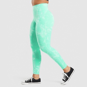 Taille haute Yoga Leggings 78% Polyester 22% élasthanne Gym sport Fitness collants pour femmes en gros taille soutien Leggings - Product Image 3