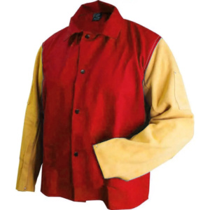 Veste en cuir de vachette de qualité supérieure, douce et confortable, pour la sécurité et la protection du corps, vestes de travail en cuir - Product Image 6