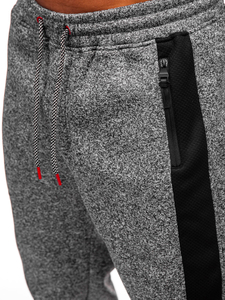 Pantalones Deportivos de Forro Polar para Hombre con Logotipo Personalizado, Corte Ajustado, Cintura Alta, Casuales, con Cordón, Pliegues Delanteros, Resistentes al Viento, Impermeables y de Secado Rápido - Product Image 5