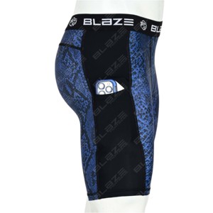 Custom Sublimation Compression Shorts Eco-Friendly Quick Dry Four-Way Stretch Athlete Training Fitness Set Yoga Leggings - Product Image 1