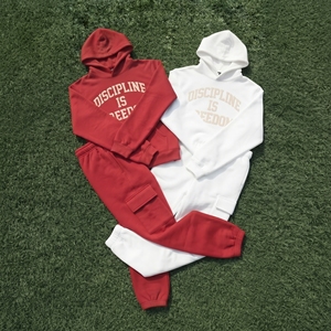 Personalized Manufacture Embroidered Tracksuit Men <b>Women</b> 100% Cotton <b>Fleece</b> Winter Tracksuit Street <b>Jogger</b> Two Piece Set Unisex - Product Image 2