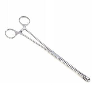 Pinzas de Esponja Foerster, Rectas, con Mordaza Serrada, 24 cm, Reutilizables, de Acero Inoxidable, Instrumento Quirúrgico para Cirugía General, BSI-10060 CE - Product Image 3