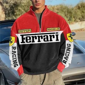 Chaqueta de Motocicleta Vintage F1 para Hombre, Estilo Invernal |   Chaqueta Deportiva Personalizada Estilo Ford |   OEM Ecológico Reversible de Poliéster/Algodón - Product Image 5