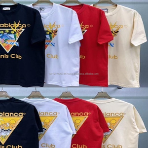 Camiseta de Hombre de Marca Popular, Manga Corta, Corte Regular, Material de Algodón, Estilo Casual, Estampada, Nuevo Modelo, Lote en Stock, Venta al Por Mayor - Product Image 3