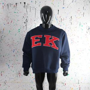 Sudadera EK BLUE con Cuello Alto, 100% Rojo, Apliques Bordados, Cuello Ancho, Hilos Finos - Product Image 1