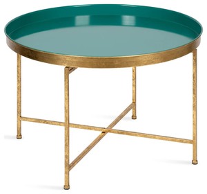 Mesa auxiliar de metal hecha a mano, mesa decorativa de metal, mesa auxiliar artesanal, muebles de metal artesanales, mesa auxiliar de metal moderna - Product Image 1