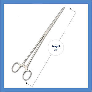 Pince hémostatique manuelle Mikulicz en acier inoxydable, la plus vendue, pour usage chirurgical, préhension de précision, instrument chirurgical en gros - Product Image 6
