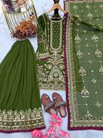 Ensembles de pantalons palazzo pour femmes, ensembles en tissu lawn pakistanais, ensembles en faux georgette de créateur pour femmes, vêtements indiens et pakistanais