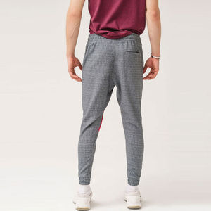 Pantalon chino en toile blanche décontracté à taille haute pour homme, style streetwear, idéal pour le bureau et l'université - Product Image 4