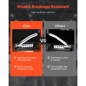 เครื่องมือจีบสายยางแบบตั้งโต๊ะสำหรับงานหนัก 5 รูจีบ ขนาด 0.44"-0.63" สำหรับจีบปลอกยาง PVC แบบมาตรฐาน - Product Image 3