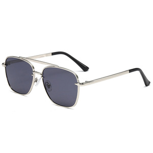 RTS 2026 Trendiing Latest Designs Vintage Double Bridge Metal UV Protection <b>Sunglasses</b> for Men Women Outdoor Activities - Product Image 6