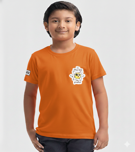 T-shirts et polos pour garçons en coton à col rond, tricotés, décontractés, à épaules tombantes, imprimés, surdimensionnés, personnalisés pour l'été - Product Image 6