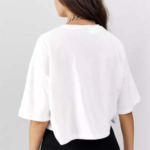 Haut court à carreaux doux et mignon pour femme, 100 % coton, confortable, élégant, décontracté, tendance estivale - Product Image 2