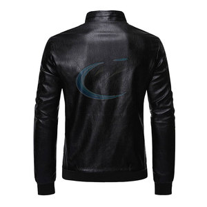 Dernier style, vente en gros, veste d'hiver en cuir coupe-vent pour homme, veste en cuir imperméable pour homme, best-seller - Product Image 2