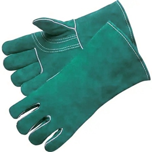 Gants de sécurité JNM SAFETY en cuir de vachette pleine fleur, souples et résistants, avec manchette de soudage antidérapante et résistante à la chaleur - Product Image 3
