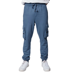 Pantalon de jogging cargo personnalisé, décontracté, écologique, respirant, séchage rapide, léger, taille élastique, coupe ample, protection UV, en soie glacée - Product Image 5