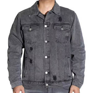 Service OEM, veste en jean pour homme de haute qualité, design personnalisé, nouvelle collection de vestes en jean pour homme - Product Image 1