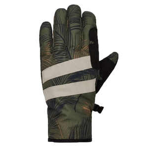Gants de ski en cuir imprimé élégants, imperméables, coupe-vent, thermiques, à doigts complets, à enfiler, pour hommes, sports d'hiver sur neige - Product Image 4