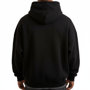 Fabricante de Sudaderas Extra Grandes Personalizadas, Sudadera con Capucha de Algodón Grueso, Sudadera Urbana con Etiqueta Privada OEM, Sudadera con Logotipo Personalizado - Product Image 2