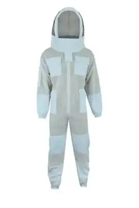 Traje de Protección Química de Seguridad Nivel D, Costuras Soldadas, Corte Regular, Uso en Fábrica/Taller, Mangas de Polietileno - Product Image 1