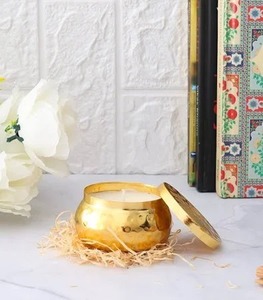 Porte-bougie en métal artisanal pour la décoration intérieure artisanale, les cadeaux de mariage et la décoration festive - Product Image 5