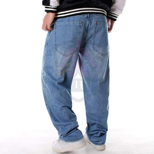 กางเกงยีนส์ทรงหลวมเอวสูงน้ำหนักเบาสำหรับผู้ชายสั่งตัดได้ พร้อมดีไซน์ปรับแต่งได้ ระบายอากาศได้ดีและเป็นมิตรกับสิ่งแวดล้อม - Product Image 5