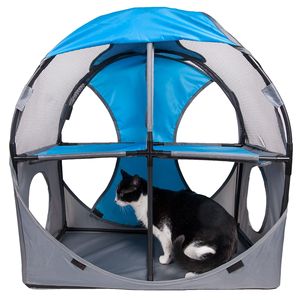 Cuccia per Gatti Pieghevole e Portatile con Ostacoli, Arredamento per Animali Domestici - Product Image 2