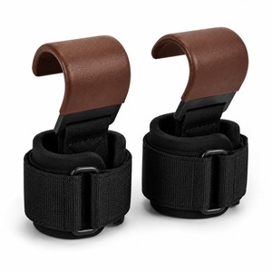 Deadlift Pull Ups Training Non-Slip Adjustable Professional Protection Heavy Duty Custom Wholesale Neoprene Powerlifting Hooks - Product Image 3