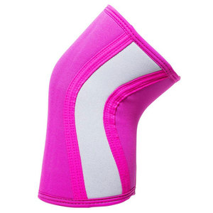 Genouillères de compression épaisses pour adultes, en néoprène respirant, à enfiler, protection complète, unisexe, rose - Product Image 1