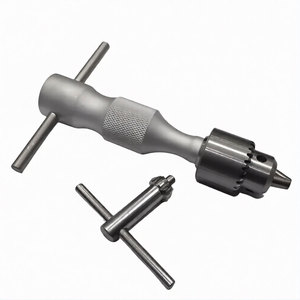 Orthopedic <b>Hand</b> <b>Drill</b> With Chuck And Key 16cm Professional Veterinary Surgical Instrument Bone Drilling Tool Durable - Product Image 1