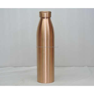Bouteille d'eau en cuivre pur méthode de consommation directe bouteille légère vaisselle décorative bouteille en cuivre avec couvercle - Product Image 2