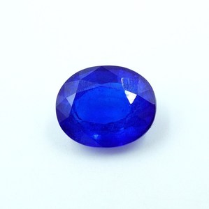 HAYAAT GEMS HG-0016, Gema de Zafiro Azul Ovalado de 3 Quilates, Zafiro Natural Facetado Suelto (9.5X8X5MM) - Product Image 1