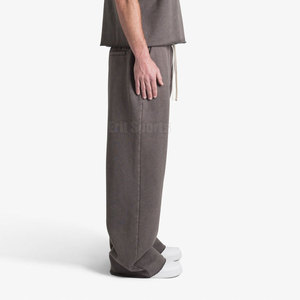 Premium Quality Best Selling <b>Men</b> <b>Flare</b> <b>Trousers</b> Straight Casual Eco-Friendly Breathable Cotton/Polyester Solid Color Comfortable - Product Image 5