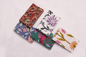 Carnet de notes en tissu floral fait main – Journal à couverture rigide personnalisé – Fournisseur en gros - Product Image 2
